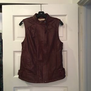 Lucky Brand Genuine Leather Vest